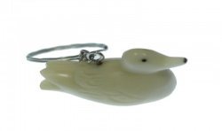 Porte clé canard tagua