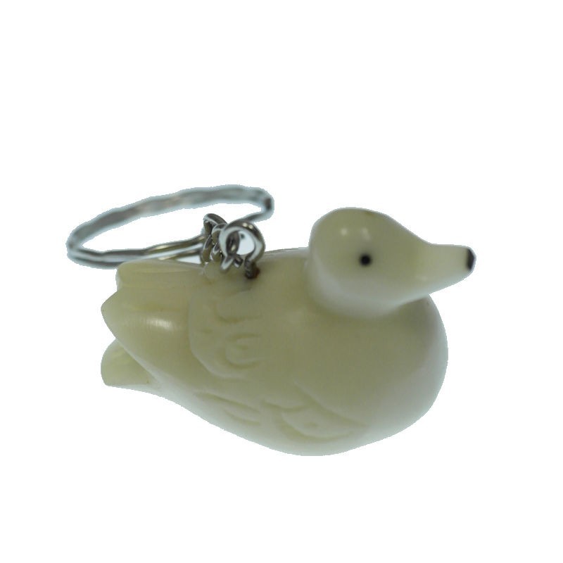 Porte clé canard tagua