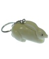 Porte clés lapin tagua