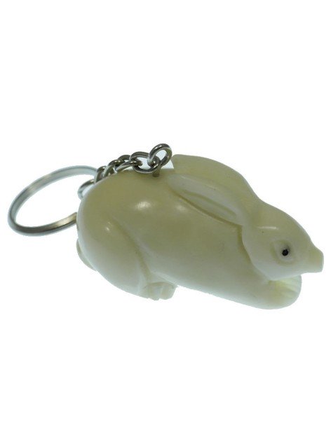 Porte clé lapin tagua Porte clé lapin tagua