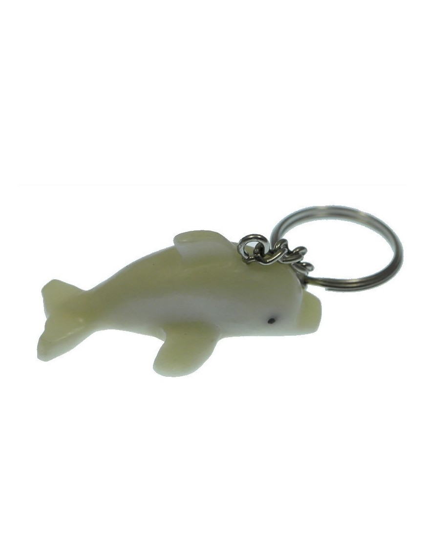  Porte clé dauphin tagua