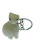 Porte clé chat assis tagua 