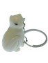 Porte clé chat assis tagua 