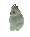 Porte clés chien en tagua