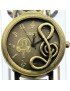 Femme Montre Tendance Quartz Bracelet en tagua ou ivoire végétal
