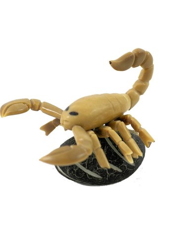 Scorpion taillé dans la graine de tagua
