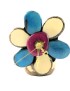 Horloge sur socle en graine de tagua