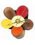 Horloge sur socle en graine de tagua