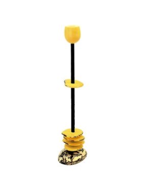 Agrandir l'image Chandelier tagua teinté en jaune