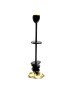 Chandelier tagua teinté en noir