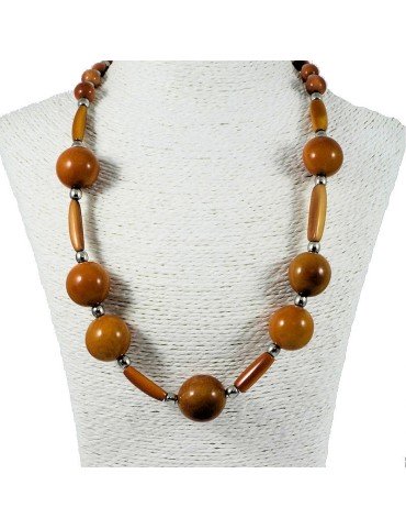 Collier perles de tagua