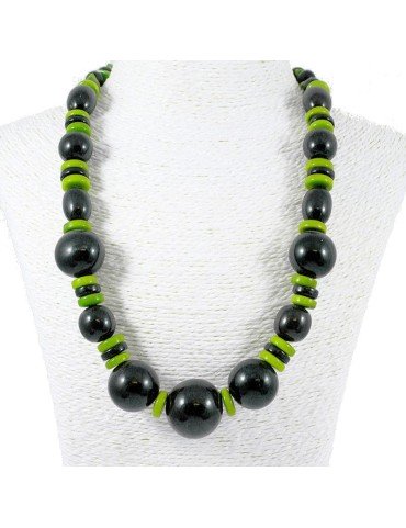 Collier perles de tagua