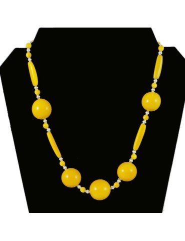 Collier perles de tagua