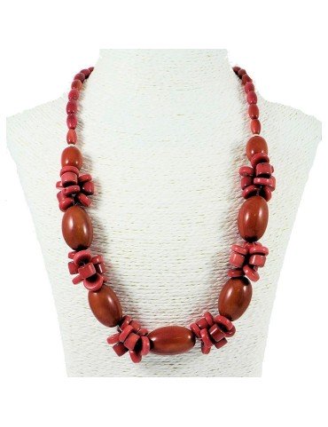 Collier perles de tagua