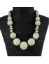 Collier perles de tagua