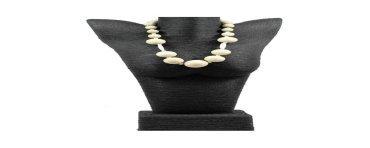 Collier perles de tagua