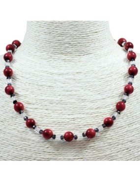 Collier perles de tagua