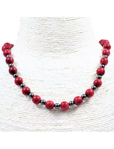 Collier perles de tagua
