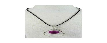 Pendentif alliage et perle de tagua