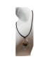 Pendentif alliage et perle de tagua