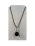 Pendentif alliage et perle de tagua