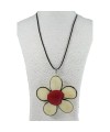 Jacinthe Pendentif Fleur en Tagua