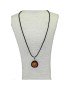 Pendentif  tagua teintée 