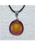 Pendentif  tagua teintée 