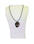 Pendentif tagua teintée 