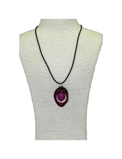 Pendentif tagua teintée Pendentif tagua teintée
