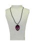Pendentif tagua teintée 