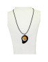 Pendentif tagua teintée 