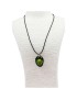 Pendentif tagua teintée 