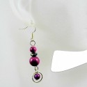 Boucles d\'oreilles en ivoire végétal