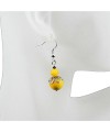 Boucles d\'oreilles en ivoire végétal