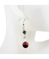 Boucles d\'oreilles en ivoire végétal