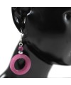 Boucles d\'oreilles en ivoire végétal