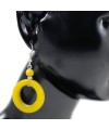 Boucles d\'oreilles en ivoire végétal
