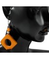 Boucles d\'oreilles en ivoire végétal