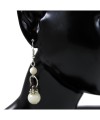 Boucles d\'oreilles en ivoire végétal