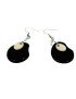 Boucles d'oreilles tranches en ivoire végétal