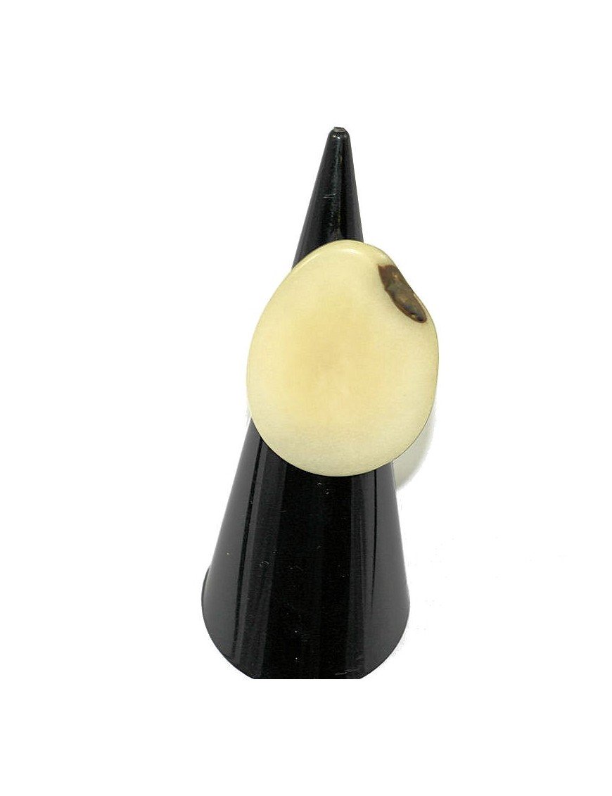 Bague tranche de Tagua
