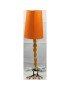 Lampe orque de mer pied bougeoir en graines de tagua