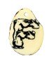 Tranche Tagua gravée lettre F