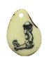 Tranche Tagua gravée lettre J 