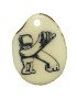 Tranche Tagua gravée lettre K 