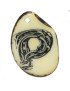 Tranche Tagua gravée lettre P 