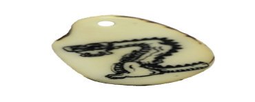 Tranche de tagua gravee lettre Z 
