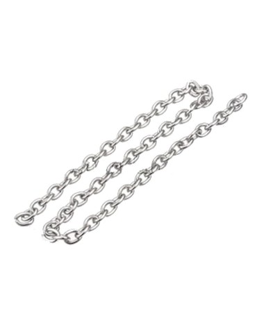Collier monté sur cordon tressé en liège et chaine en acier inoxydable avec tranches de tagua