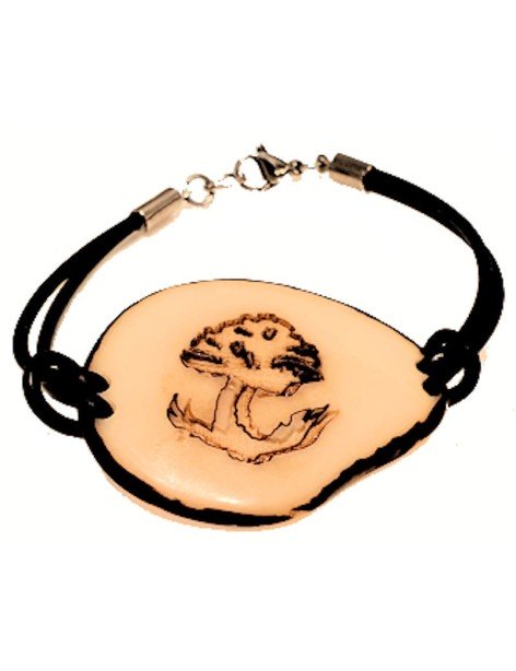 Bracelet tranche de Tagua Arbre de vie Bracelet tranche de Tagua Arbre de vie